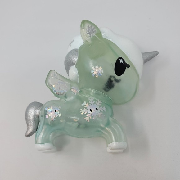 Tokidoki Holiday Christmas 5-inch Yuki 2017 Snowflake Unicorno clear - Picture 8 of 12